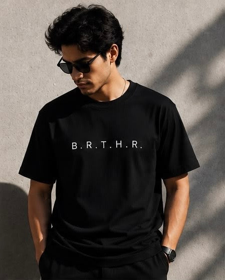 B.R.T.H.R. Aesthetic Graphic Tee | Clean Typography T-Shirt