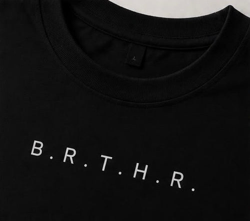B.R.T.H.R. Aesthetic Graphic Tee | Clean Typography T-Shirt