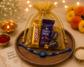 Festoria Premium Evil Eye Rakhi with Blue Beads | Nazar Protection Designer Rakhi for Brother | Raksha Bandhan 2026